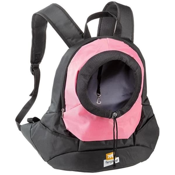 Koiran reppu - Ferplast - Kangoo - Nailon - 41,5 x 20 x 43 cm - Vaaleanpunainen