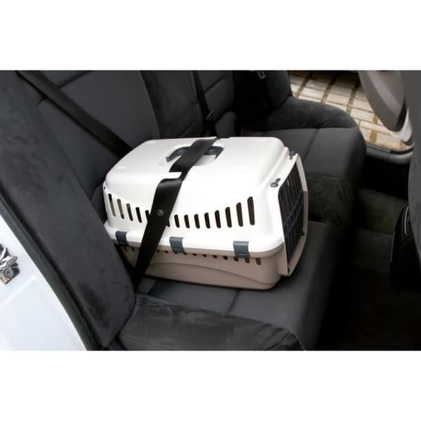 KERBL Expedition hundtransportlåda - 48x32x32cm - Krämfärgad och taupe