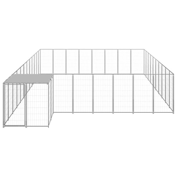 Hundgård silver 25,41 m² stål