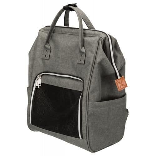 Lemmikkilaukku kankaasta - TRIXIE - 28840 - Harmaa - 32x42x22 cm - Pienille koirille