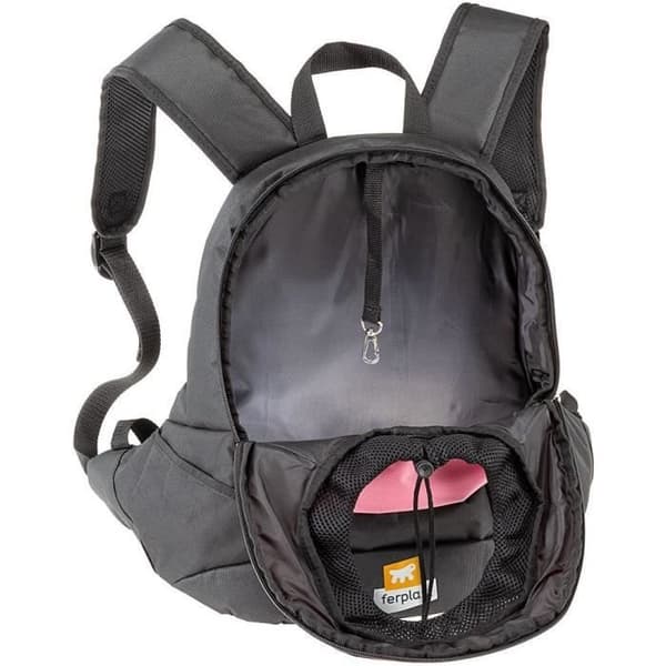 Hundryggsäck - FERPLAST - KANGOO - Liten 6 kg - Rosa - Bekväm och justerbar