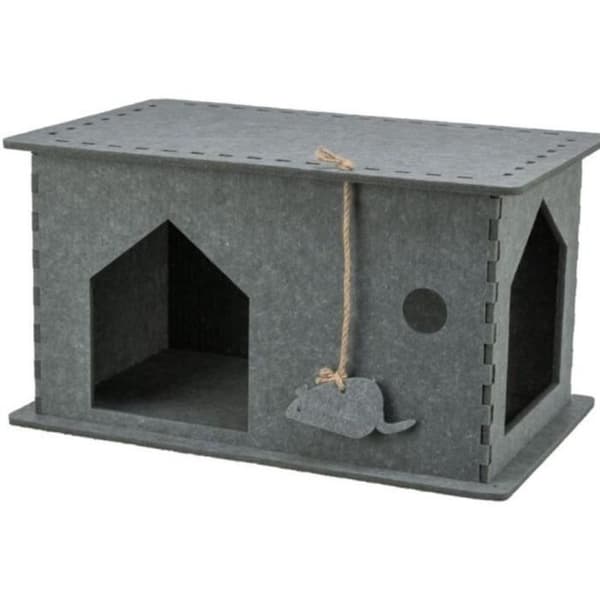Suoja - TRIXIE - Lene - Huopa - 54 x 30 x 35 cm - Harmaa