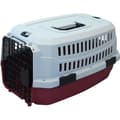 Miniatyrbillede 1 af 2: M-PETS Viaggio Transportkasse XS - 48,3x32x25,4cm - Bordeaux og Grå - Til Hunde og Katte