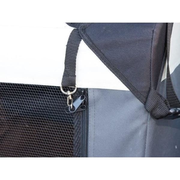 KERBL - Koirankuljetuslaatikko - JOURNEY - 81 x 58 x 58 cm - Harmaa / Beige