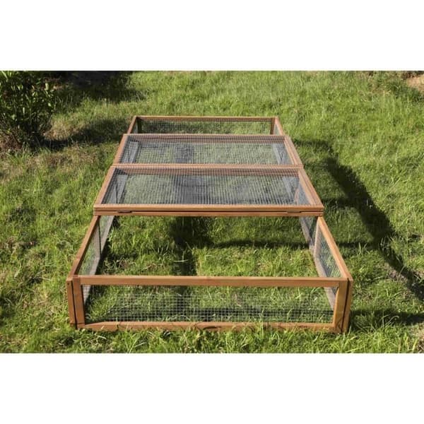 REPTILES PLANET Tortoise Park - Utomhussköldpaddshölje 200 x 100 x 25 cm (Längd x bredd x höjd)