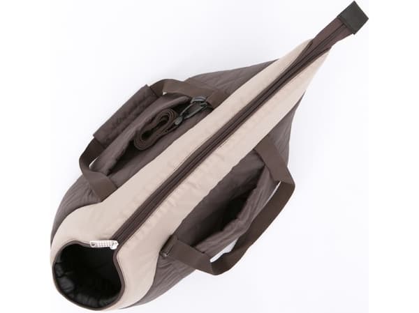 Hobbydog Bag - Brun med beige scarf (Nubuck) R2
