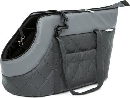 HOBBYDOG R1 ECO LEATHER BAG GRAY