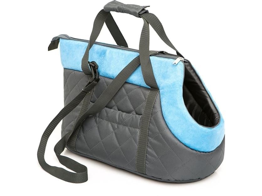 HOBBYDOG R2 BLACK BAG WITH TURQUOISE SCARVES