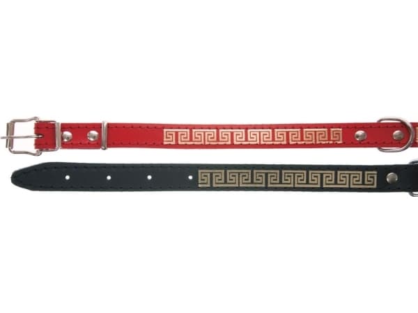 Dino SKINNKRAGE 25mm/59cm SVART