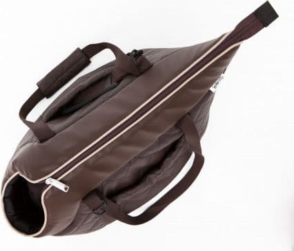 HOBBYDOG R1 BAG WITH BROWN ECO LEATHER