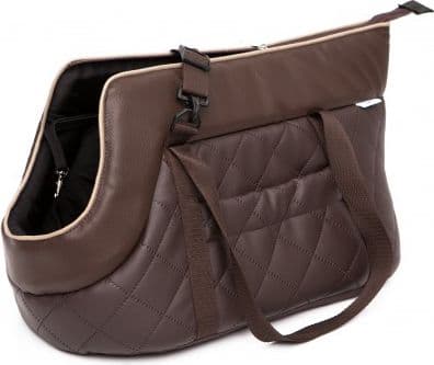 HOBBYDOG R2 BAG WITH ECO LEATHER BROWN