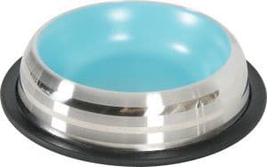 Zolux Merenda stainless steel anti-slip bowl - 1.85 l blue