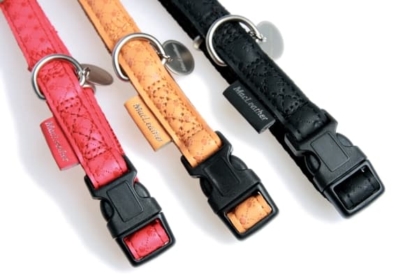 Zolux Adjustable Collar Mac Leather 25 mm - black