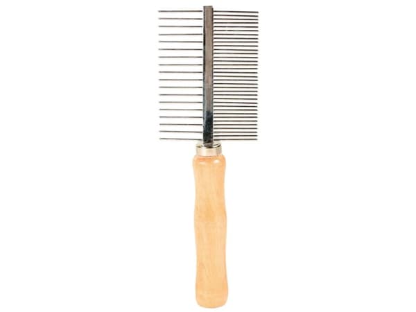 TRIXIE Comb, hundkam, kam, stål, trä, metall, 170 mm