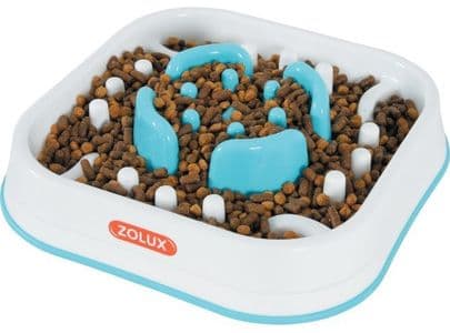Zolux slow feeder kvadrat 28 x 28 x 6,5 cm