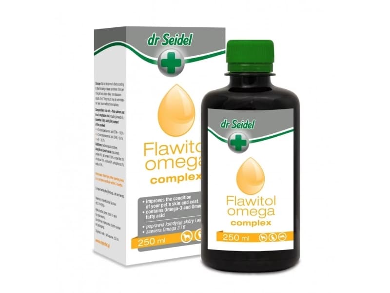 DR SEIDEL FLAWITOL OMEGA COMPLEX Fiskeolie NNKT Omega-3 Omega-6 250 ml