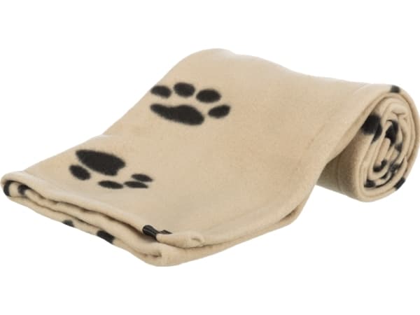 Trixie Fleecetæppe Beany, 100 x 70 cm, beige m.poter