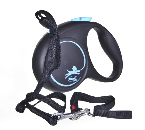 flexi Black Design S bånd 5 m, 15 kg, sort