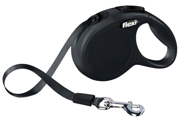 flexi New Classic bånd XS, 3M, 12KG, sort