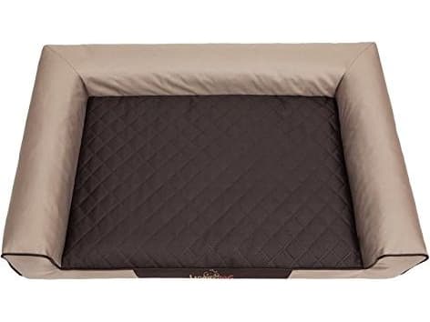 HOBBYDOG L (R1) VICTORIA BEIGE WITH A BROWN MATTRESS