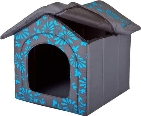 Hobbydog Knopp i blå blommor - R2
