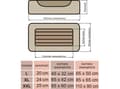 Miniatyrbilde 3 av 5: HOBBYDOG Legis Prestige - Potetrykk i bronse XXL 110x90x25cm