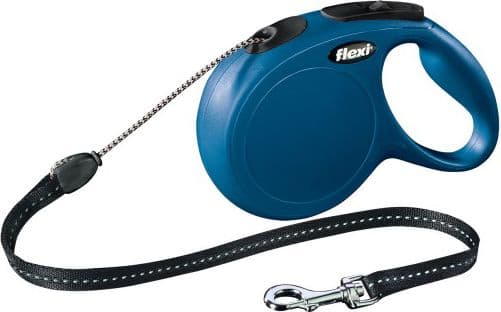 flexi New Classic snor M, 5M, 20KG, blå