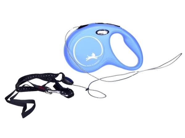 flexi New Classic snor S, 8M, 12KG, blå