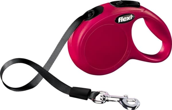 Flexi New Classic Trekkbart bånd, XS 3m, rød