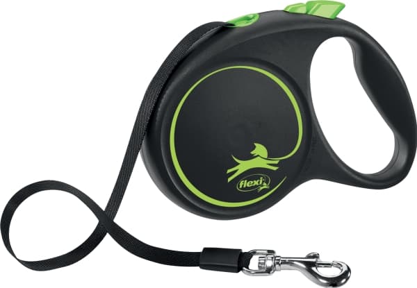 flexi Black Design M bånd 5 m, 25 kg, grøn