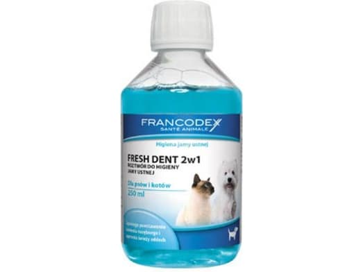 FRANCODEX Fresh dent mundhygiejnevæske - til hunde og katte - 250 ml