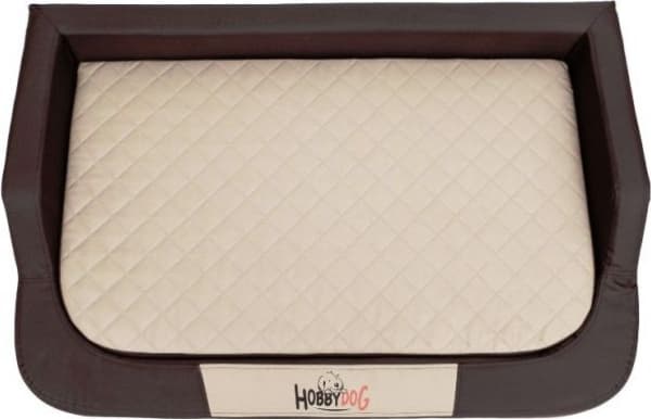 Hobbydog L (R1) Medico Standard Lair (Kodura) Ruskea, jossa on beige patja