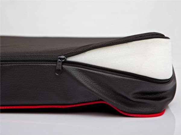 HOBBYDOG MATTRESS PREMIUM BLACK CODE WITH BLACK ECO LEATHER - L