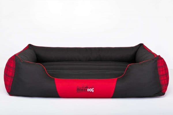 HOBBYDOG Prestige bed - Red checkered L