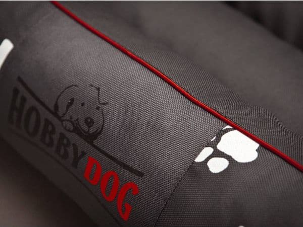HOBBYDOG Prestige hundeseng - Grå poter L