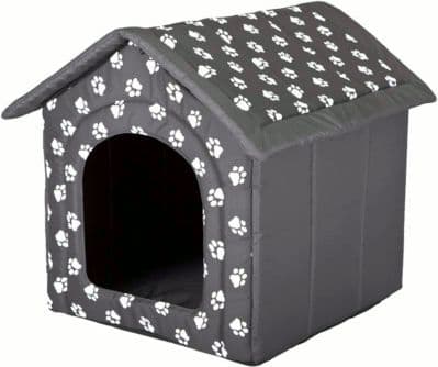 HOBBYDOG Doghouse with paws - gray R1