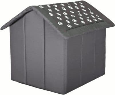 HOBBYDOG Doghouse with paws - gray R1