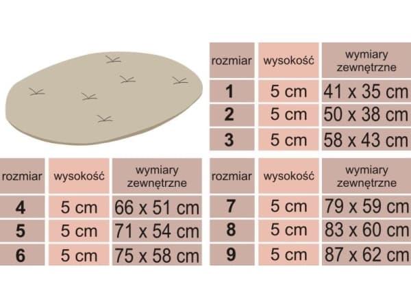 Hobbydog Oval kudde - Beige R2