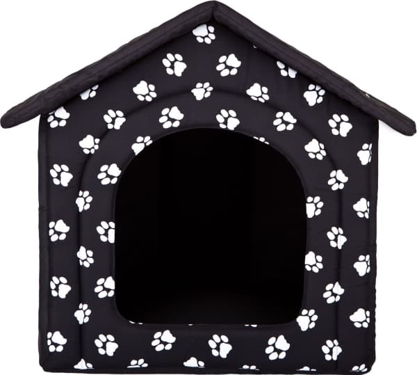 Hobbydog Kennel med tassar - svart R3