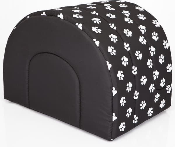 HOBBYDOG Suflera booth - Black with feet R4