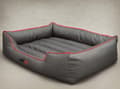 Pikkukuva 1 / 5: Hobbydog Comfort Lair - Harmaa punaisella putkistolla XL