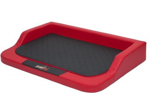 HOBBYDOG Medico Lux bed - Red with black mattress XL
