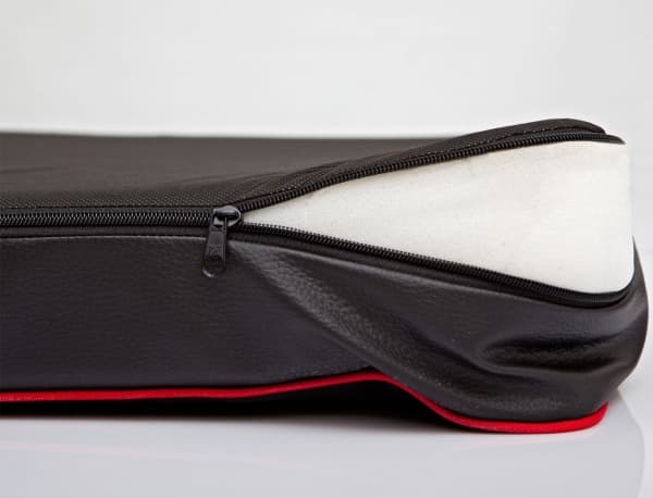 HOBBYDOG MATTRESS PREMIUM BLACK CODE WITH BLACK ECO LEATHER - XL