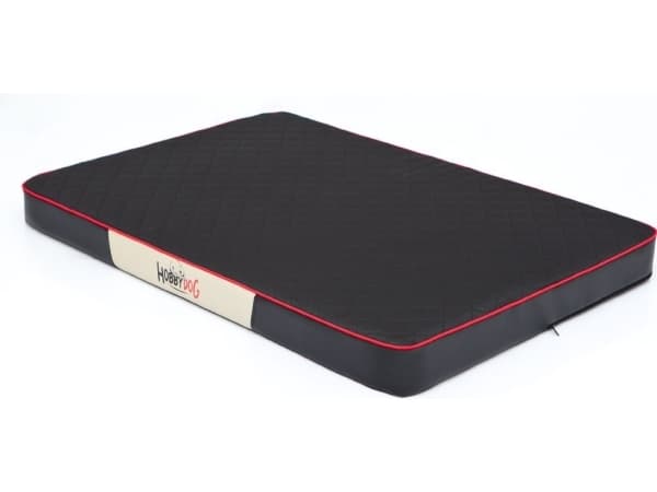 HOBBYDOG MATTRESS PREMIUM BLACK CODE WITH BLACK ECO LEATHER - XL