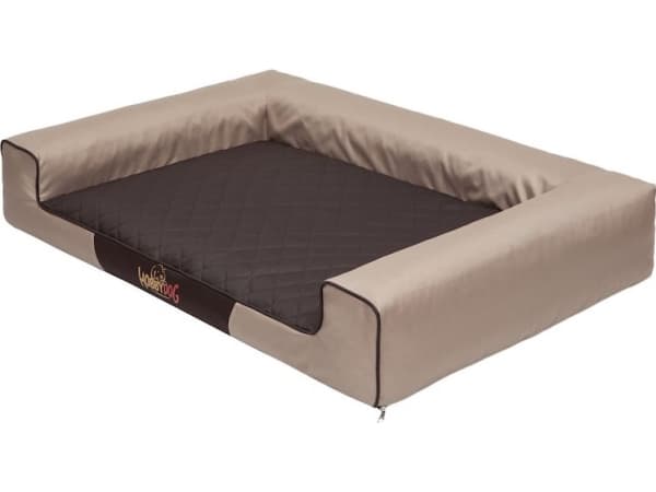 Hobbydog Victoria lair - Beige, ruskea patja XL
