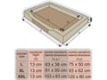 Pikkukuva 2 / 5: Hobbydog Deluxe Lair - Beige ja ruskea XXL