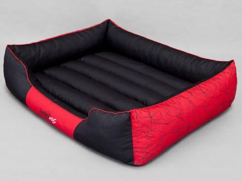 HOBBYDOG Prestige bed - Red in lightning XXL