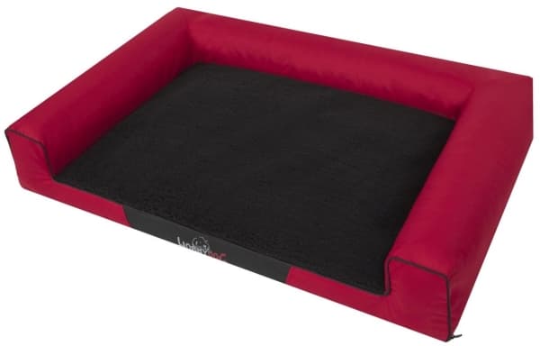 HOBBYDOG Victoria Exclusive bed, red with black mattress, XXL (VIECZE5)