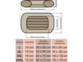 Pikkukuva 2 / 5: HOBBYDOG Dog bed Pontoon Prestige - Bronze with paws XXXL
