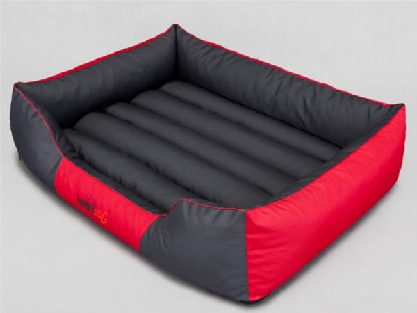 HOBBYDOG Comfort bed - Red-gray XXXL